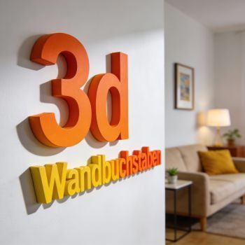 3d-Wandbuchstaben-Men